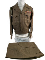 Canadian Army Korean War Signals Officers Battledress Jacket and Pants Canadian Army Korean War Signals Officers Battledress Jacket and Pants