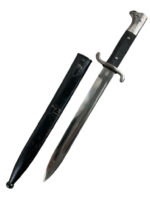 WW2 German Fire Bayonet With Scabbard Maker Horster