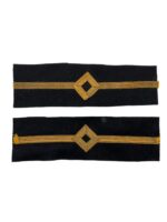 WW2 Canadian Merchant Navy Third and Junior Certified Officers Cuff Rank Insignia Pair WW2 Canadian Merchant Navy Third and Junior Certified Officers Cuff Rank Insignia Pair