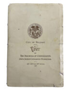 WW1 Canadian CEF 199th Battalion City of Belfast Visit 1917 Booklet