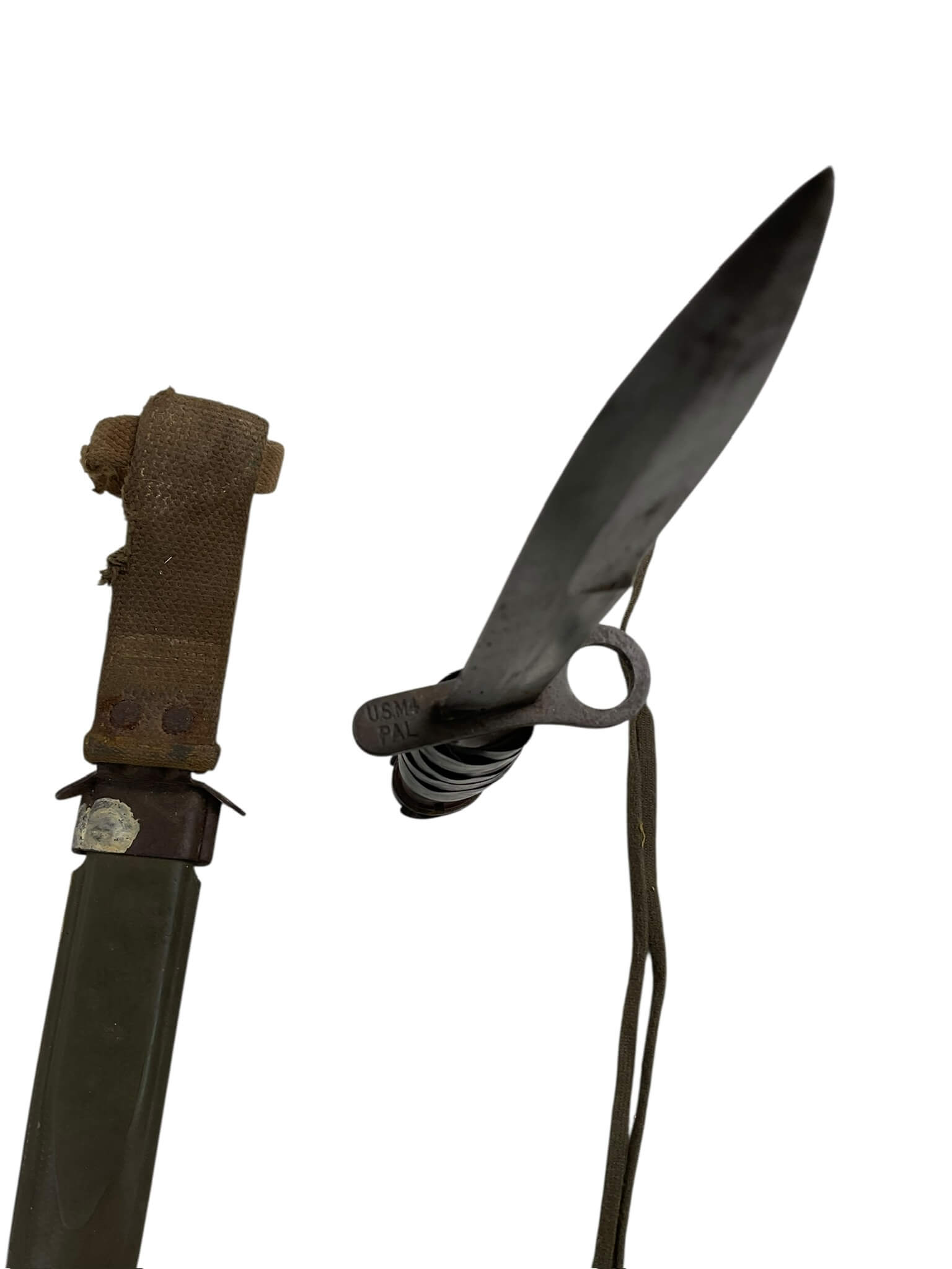 WW2 US M4 PAL Bayonet With Scabbard WW2 US M4 PAL Bayonet With Scabbard