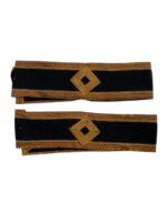 WW2 Canadian Merchant Navy Second Officers Cuff Rank Insignia Pair WW2 Canadian Merchant Navy Second Officers Cuff Rank Insignia Pair