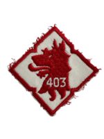 Canadian Forces RCAF 403 Squadron Wolf’s Head Diamond Patch Crest Vintage