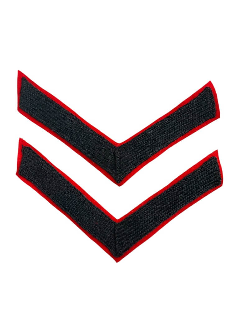 Canadian Forces Queen's Own Rifles QOR Private Rank Insignia Pair Canadian Forces Queen's Own Rifles QOR Private Rank Insignia Pair