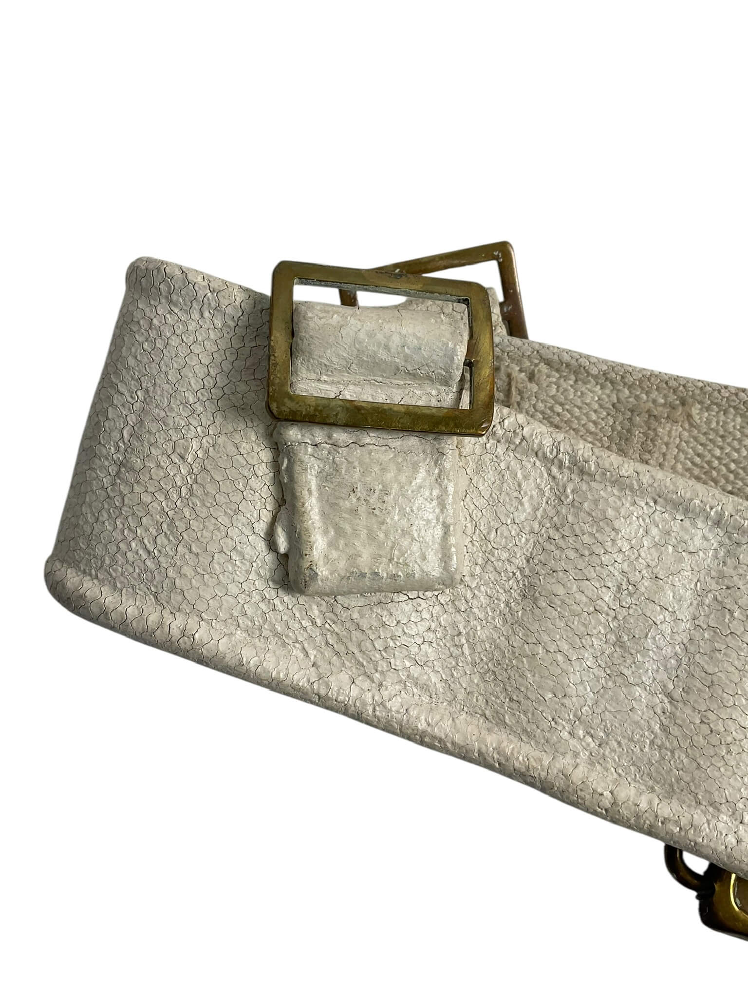 WW2 Canadian P37 Web Belt MP White Blanco WW2 Canadian P37 Web Belt MP White Blanco