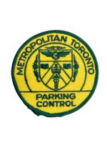 Canadian Metropolitan Toronto Parking Control Green Border Police Patch