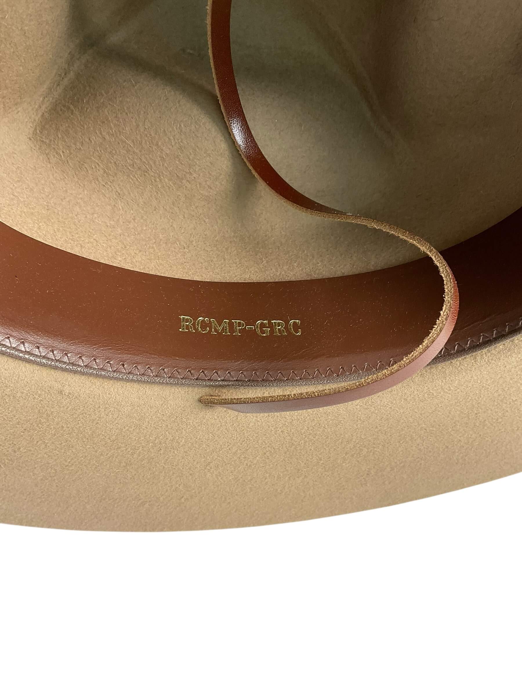 Royal Canadian Mounted Police RCMP Stetson Hat Size 7 1/8 Royal Canadian Mounted Police RCMP Stetson Hat Size 7 1/8