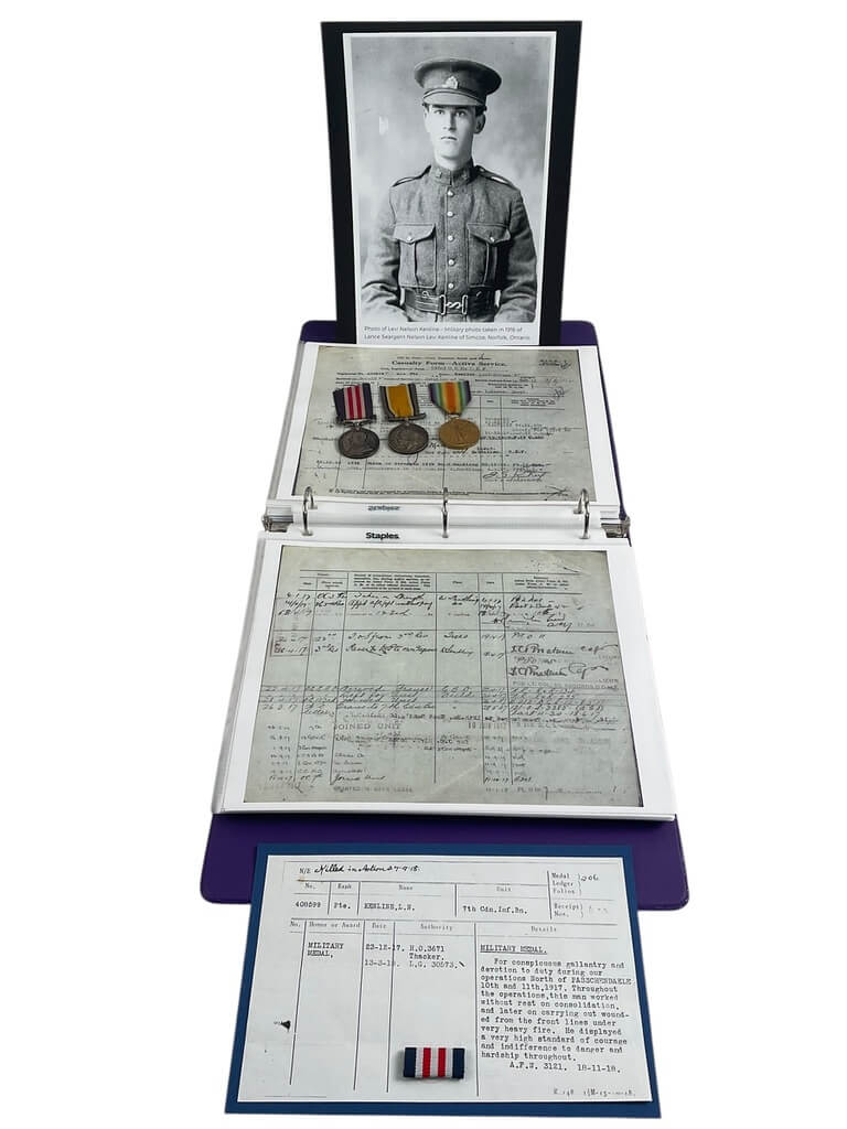 WW1 Canadian CEF MM Medal Group 7th Battalion Passchendaele KIA With Documentation WW1 Canadian CEF MM Medal Group 7th Battalion Passchendaele KIA With Documentation