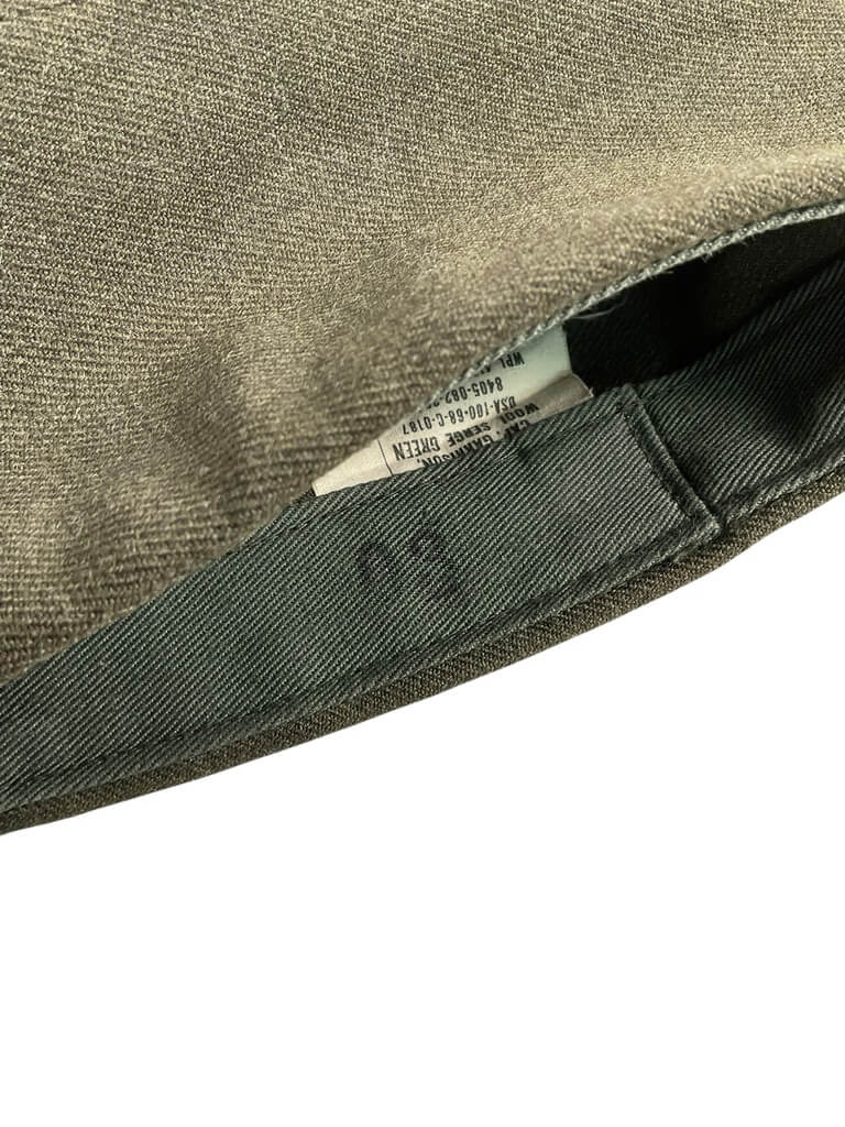 US USMC Green Garrison Cap Size 6 7/8 Dated 1968 US USMC Green Garrison Cap Size 6 7/8 Dated 1968