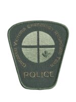 Canadian Greater Victoria Emergency Response Team British Columbia OD Green ETF Police Patch