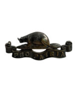 WW1 CEF Royal Canadian Regiment Officers Silver Collar Insignia Single WW1 CEF Royal Canadian Regiment Officers Silver Collar Insignia Single