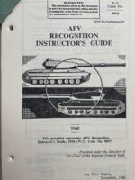 British Army AFV Recognition Instructor's Guide 1960 Used Softcover Reference Book British Army AFV Recognition Instructor's Guide 1960 Used Softcover Reference Book