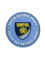 United Nations UNPOL Blue Border Rubber Police Patch