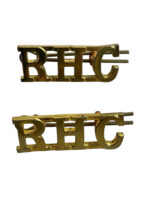 Canadian Royal Highland of Canada Black Watch RHC Shoulder Titles Insignia Pair