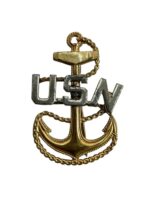 US USN Navy Petty Officer Cap Badge
