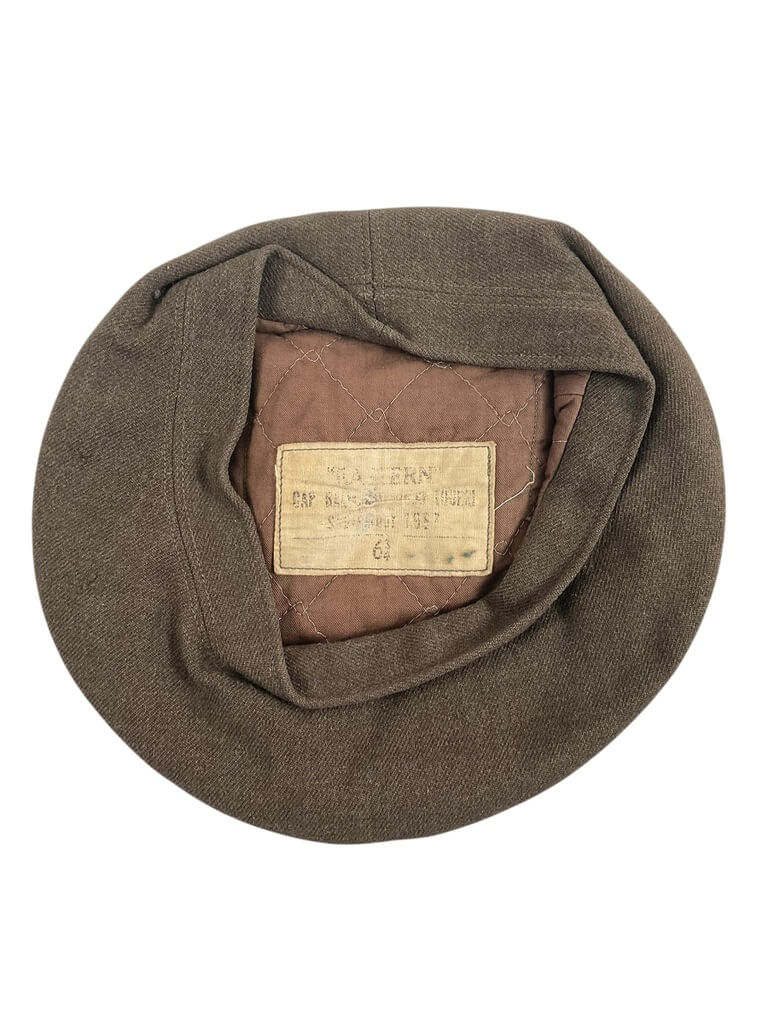 Canadian Army Khaki Balmoral Dated 1957 Size 6 3/4 Canadian Army Khaki Balmoral Dated 1957 Size 6 3/4