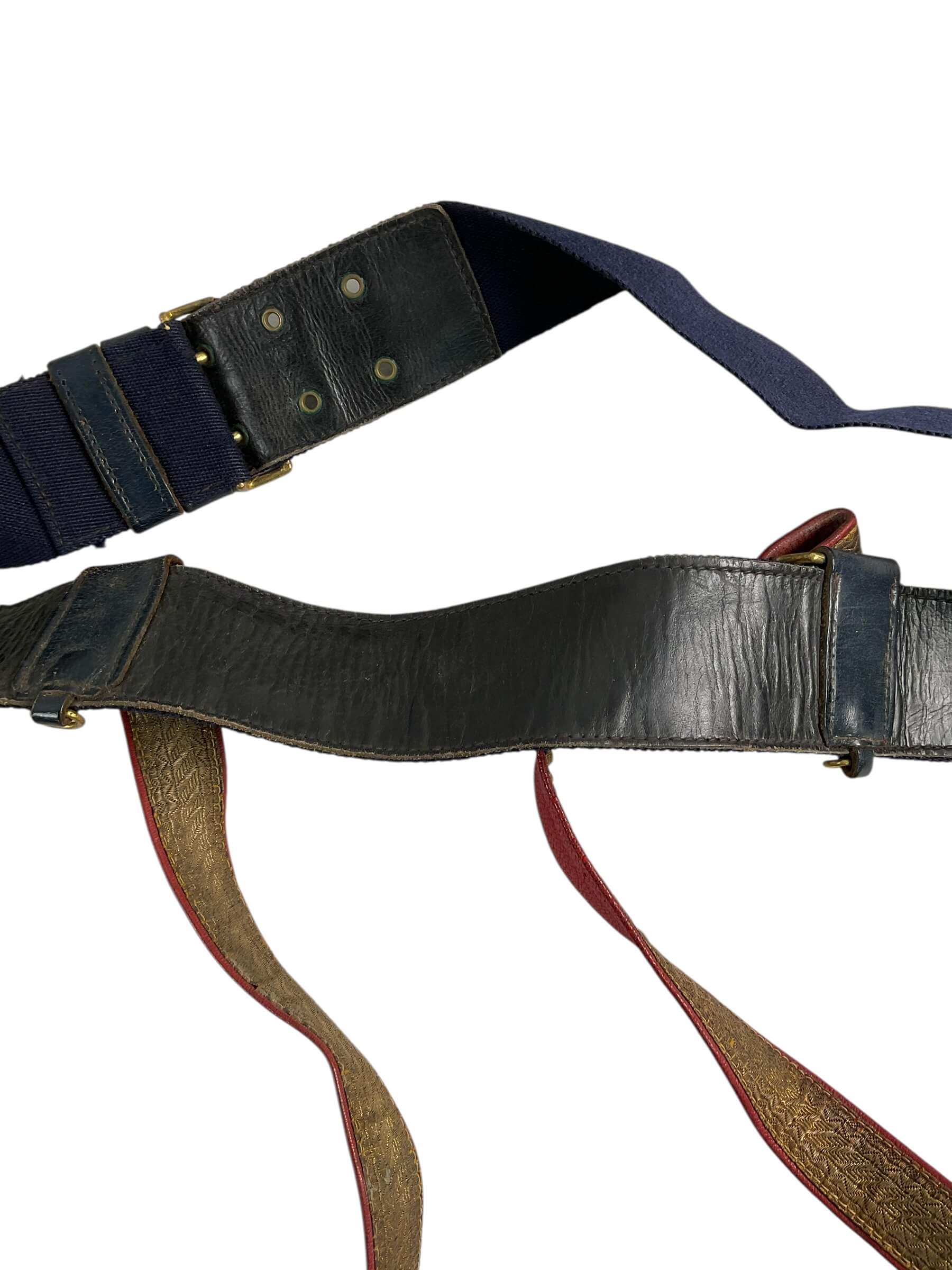 British Canadian Officers Under Tunic Sword Belt With Straps British Canadian Officers Under Tunic Sword Belt With Straps