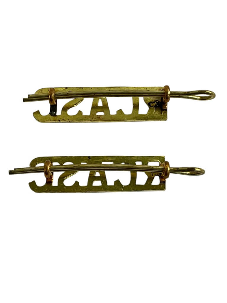 Royal Canadian Army Service Corps Shoulder Titles Insignia Pair Royal Canadian Army Service Corps Shoulder Titles Insignia Pair