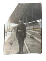 WW1 British BEF Officer 7 Button 3" X 2" Photograph