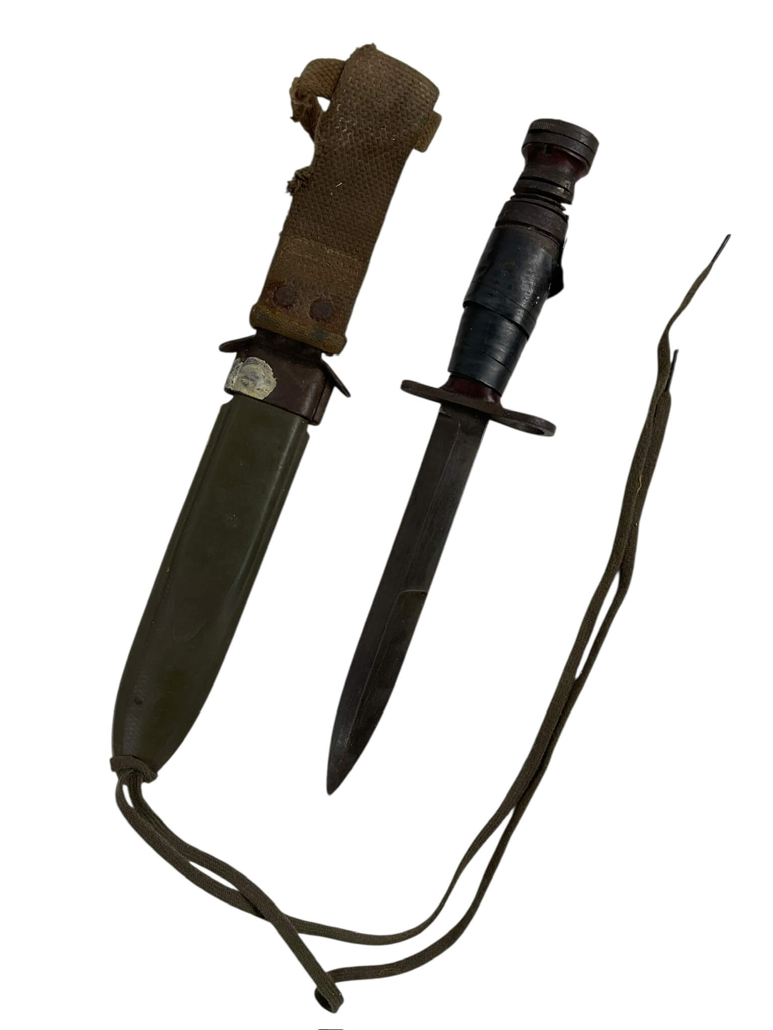 WW2 US M4 PAL Bayonet With Scabbard WW2 US M4 PAL Bayonet With Scabbard