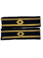 WW2 Canadian Merchant Navy Second Officers Cuff Rank Insignia Pair 3