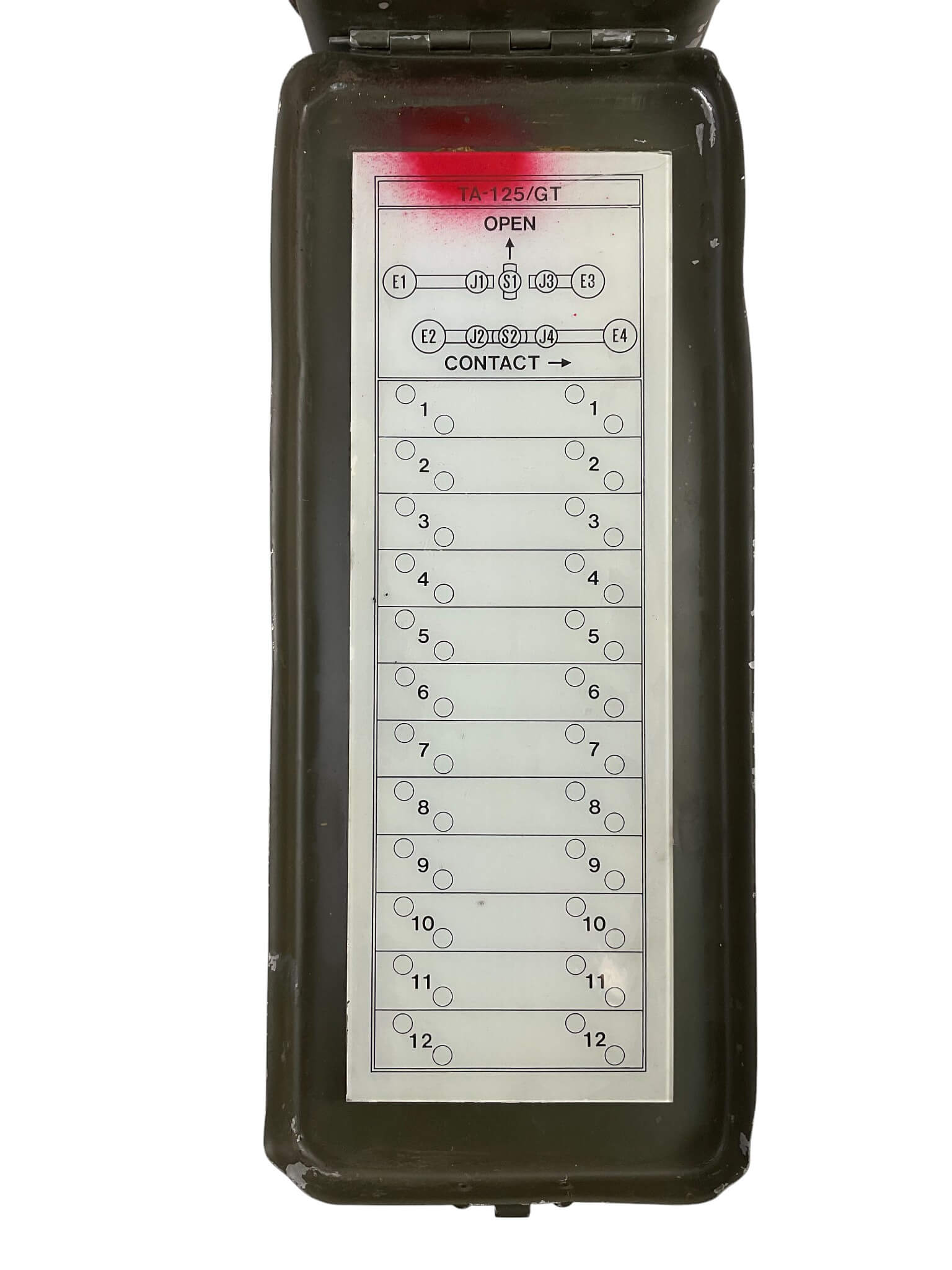 Canadian Forces Weather Proof Terminal Box TA-125/GT Canadian Forces Weather Proof Terminal Box TA-125/GT