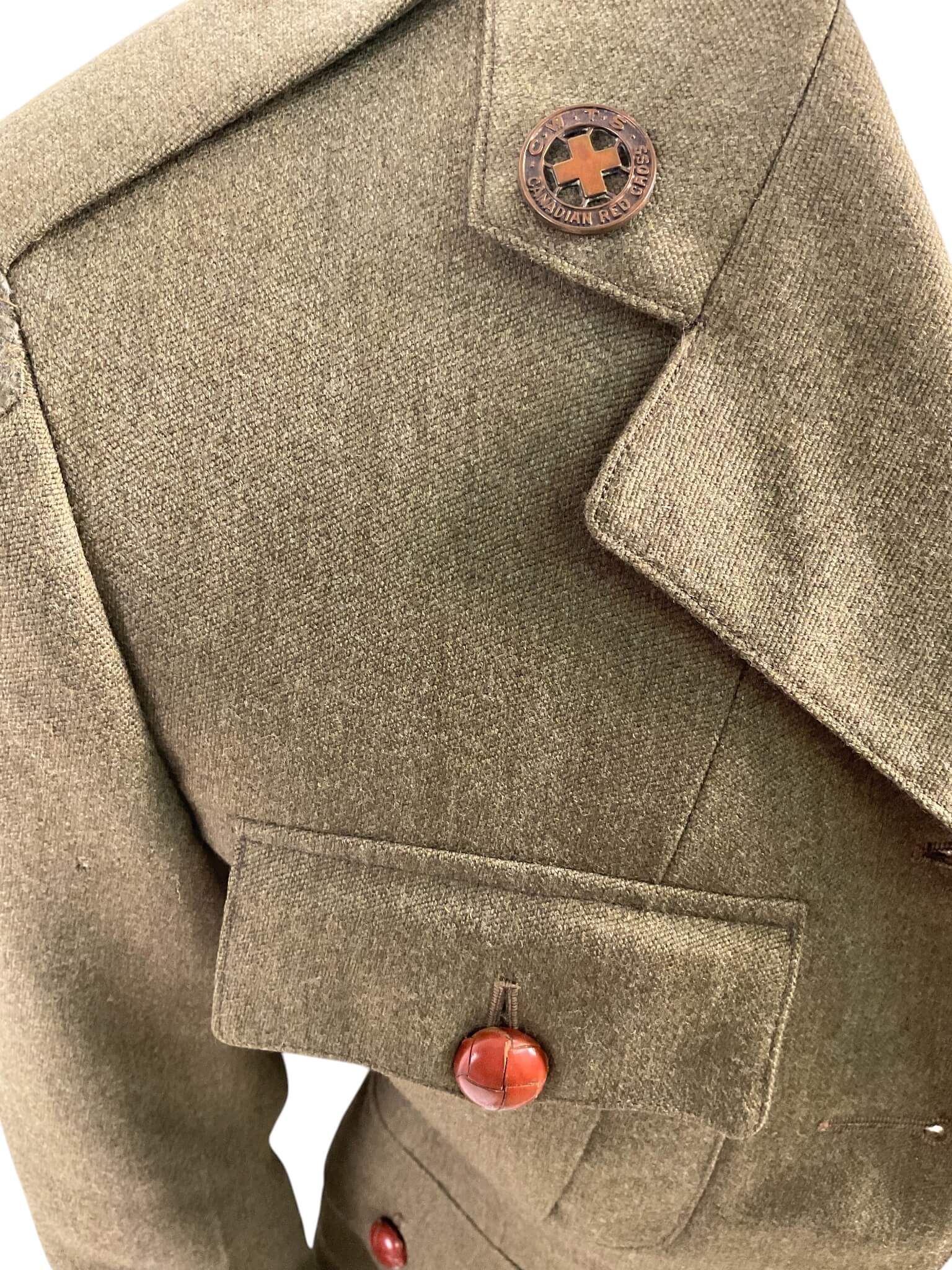 WW2 Canadian Red Cross Women's Uniform Group Named WW2 Canadian Red Cross Women's Uniform Group Named