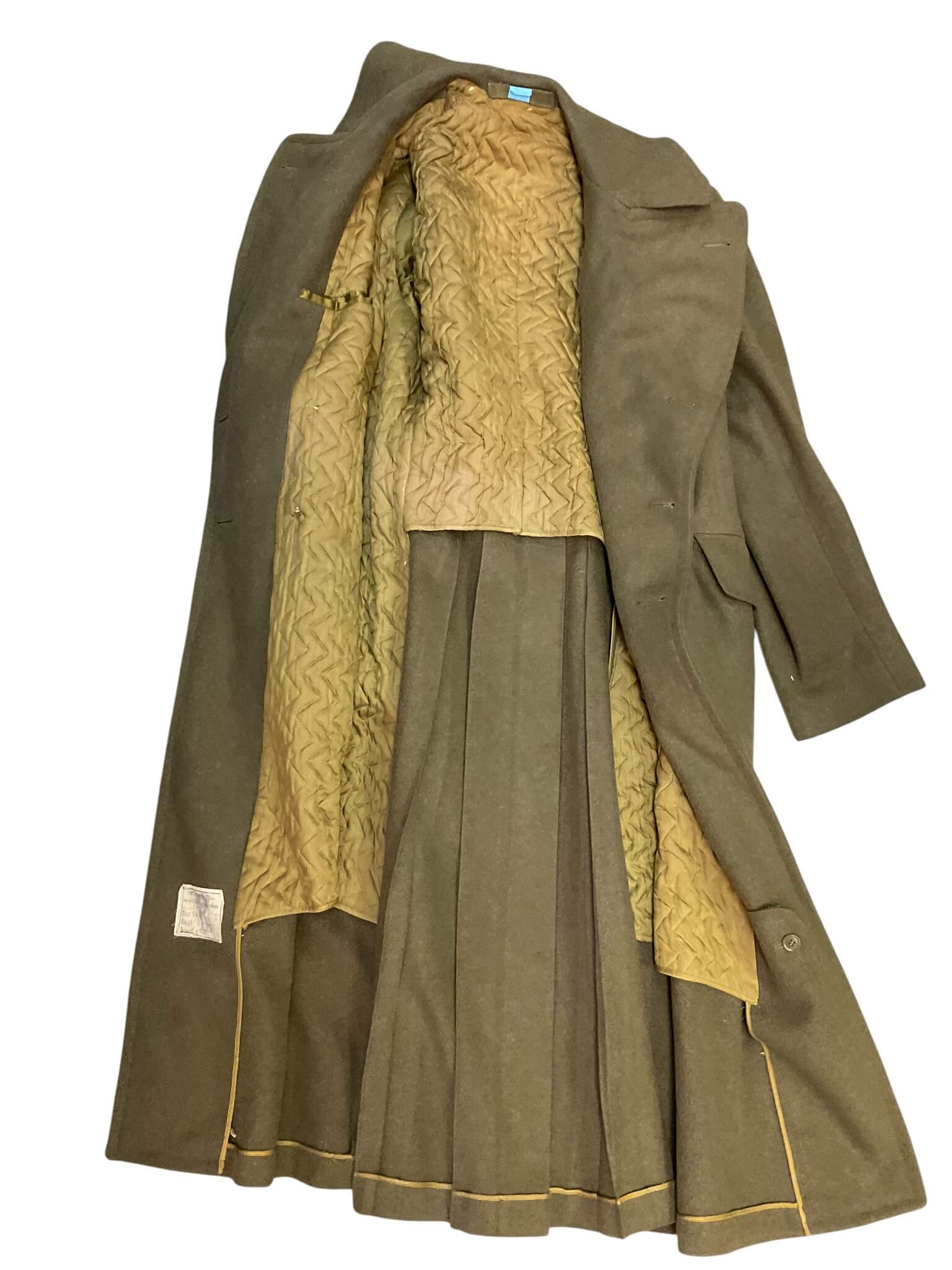 Canadian Guards Greatcoat Korean War 1952 Dated Canadian Guards Greatcoat Korean War 1952 Dated