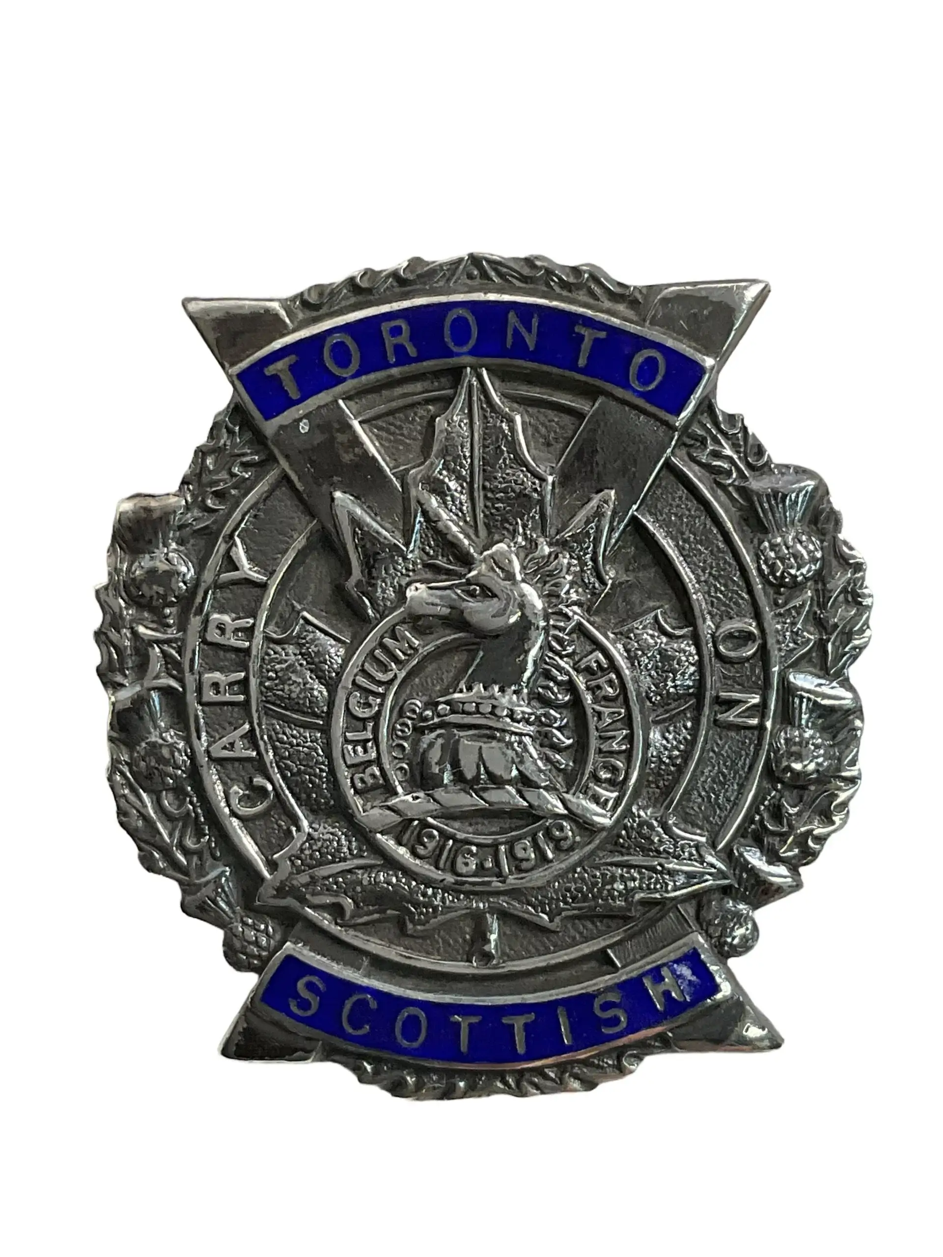 Canadian Toronto Scottish Sterling Silver Sweetheart Pin Canadian Toronto Scottish Sterling Silver Sweetheart Pin