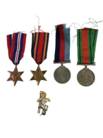 WW2 British Officers Medal Group REME Identified