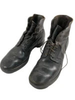 Pre WW2 Canadian Army Ankle Boots Black Pre WW2 Canadian Army Ankle Boots Black