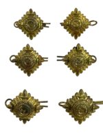 Canadian Army Officers Brass Captain Rank Insignia Set
