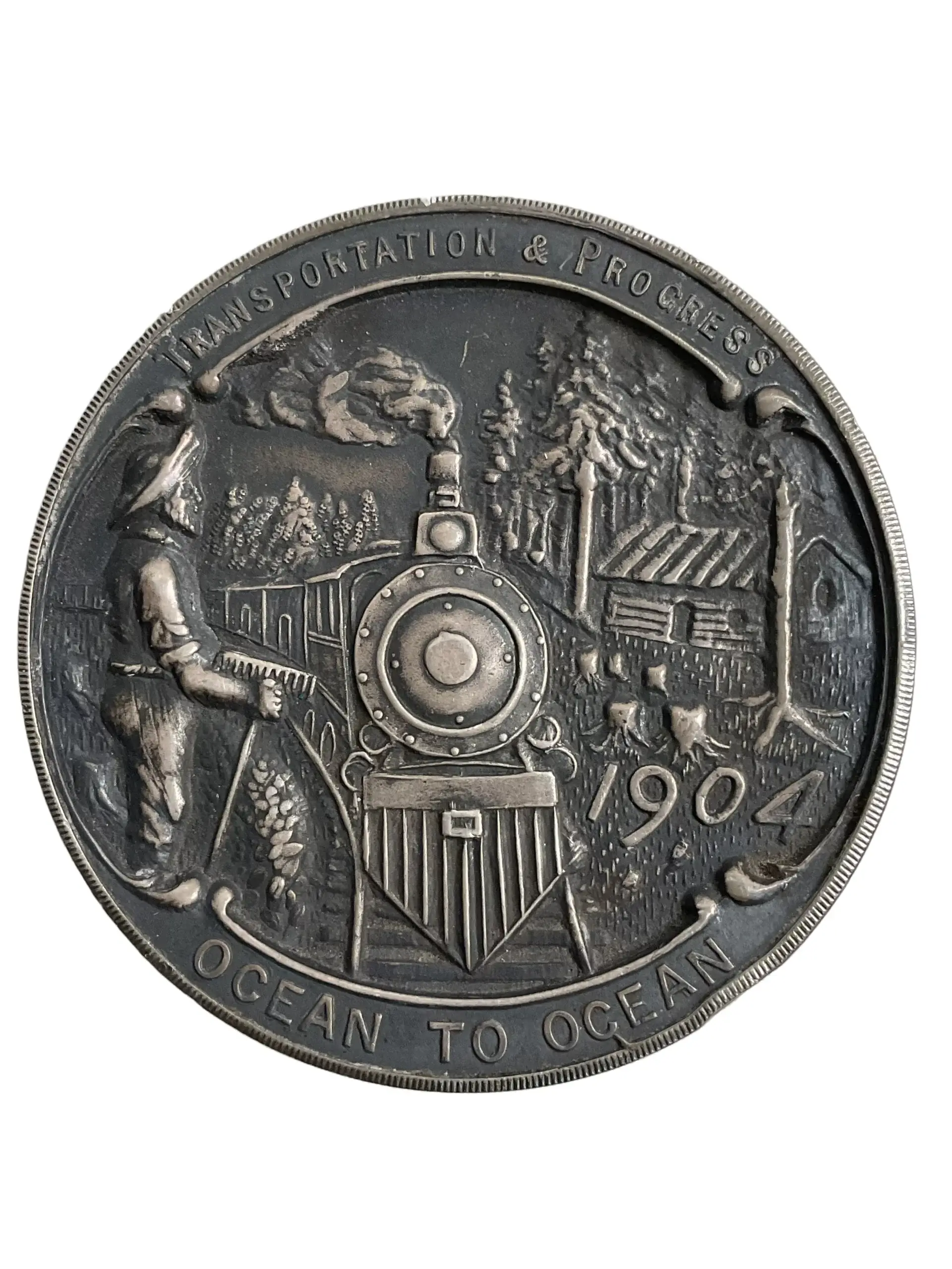 Canadian Toronto Industrial Expedition Association Dated 1904 Maker P.W. Ellis Silver Coin Canadian Toronto Industrial Expedition Association Dated 1904 Maker P.W. Ellis Silver Coin