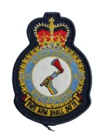 Canadian Forces RCAF 422 Squadron Heraldic Colour Crest Patch Vintage