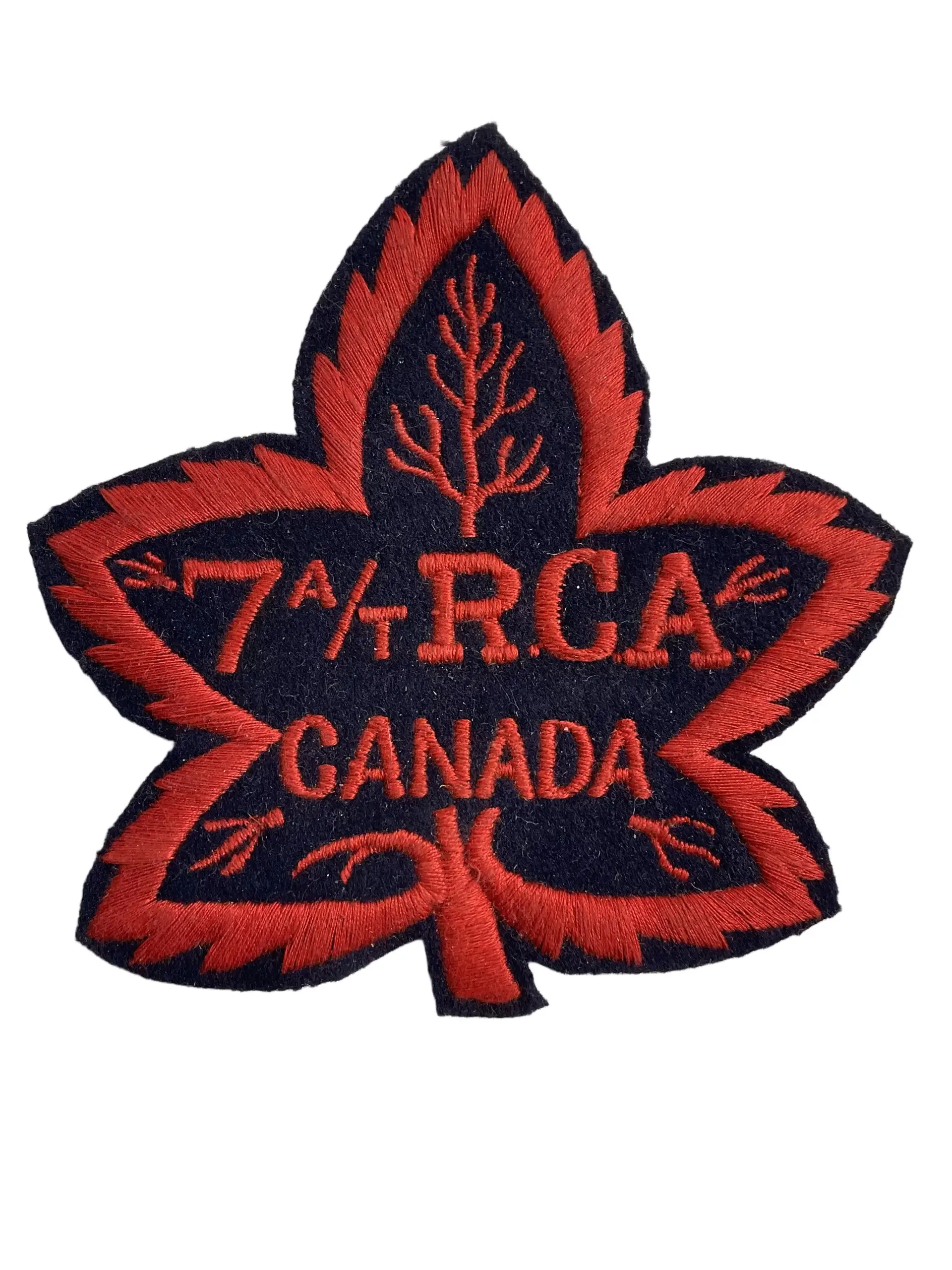 WW2 Canadian 7 Anti-Tank RCA Jacket Patch WW2 Canadian 7 Anti-Tank RCA Jacket Patch