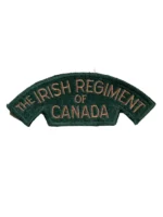 Canadian The Irish Regiment of Canada Shoulder Title Insignia Single