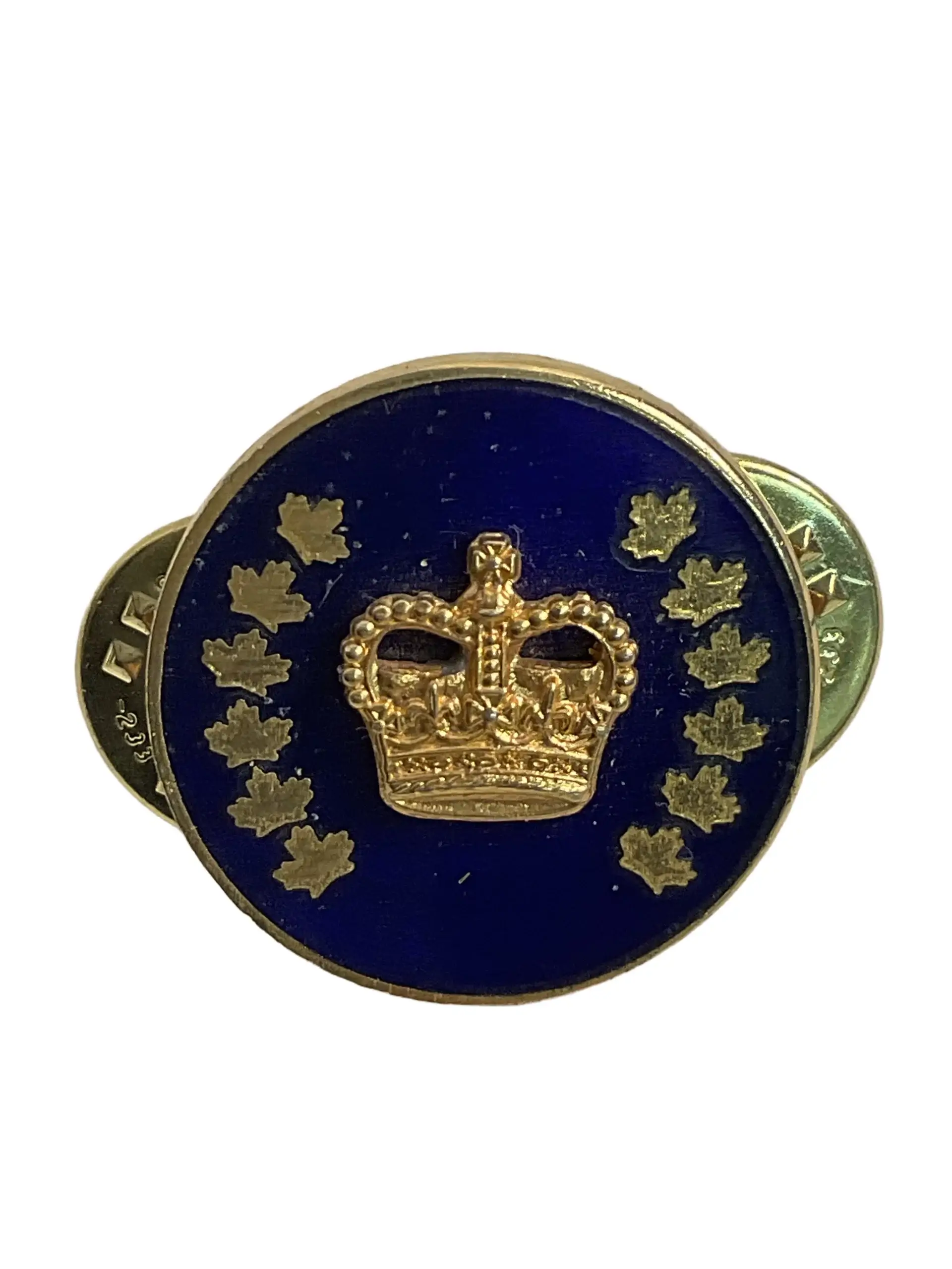Royal Canadian Mounted Police RCMP Staff Sergeant Collar Insignia Rank Single Royal Canadian Mounted Police RCMP Staff Sergeant Collar Insignia Rank Single