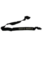 Canadian RCN Navy HMCS Nootka Cap Tally Full Length