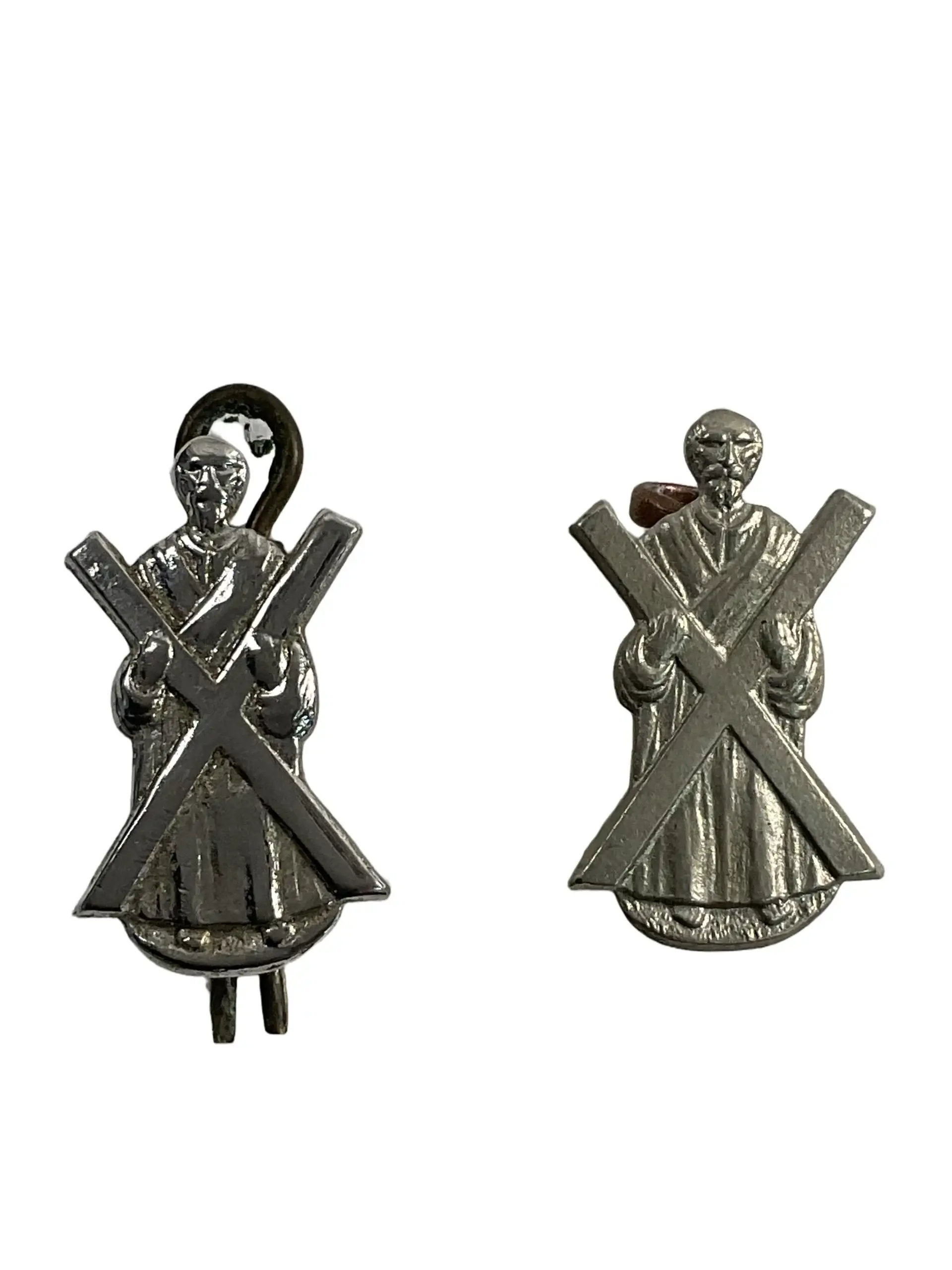 WW1 British Canadian Black Watch Collars Insignia Pair WW1 British Canadian Black Watch Collars Insignia Pair