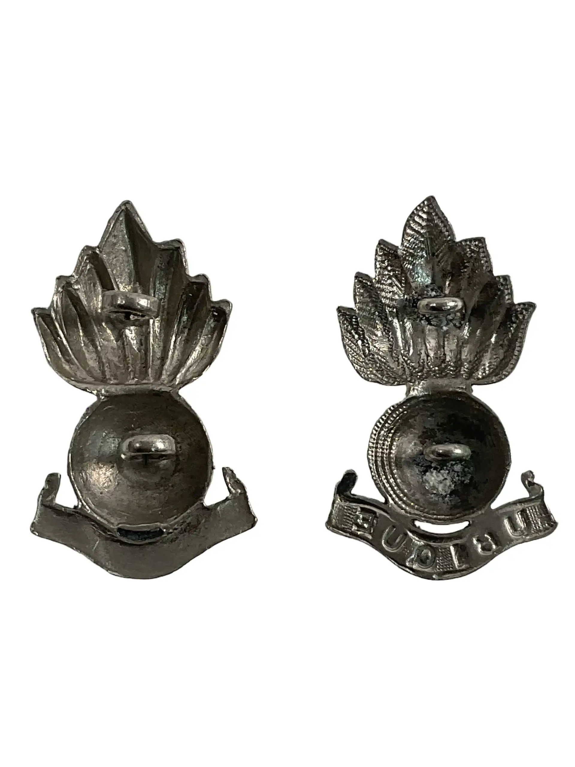 WW2 Canadian RCA Collars Insignia Pair Plated WW2 Canadian RCA Collars Insignia Pair Plated