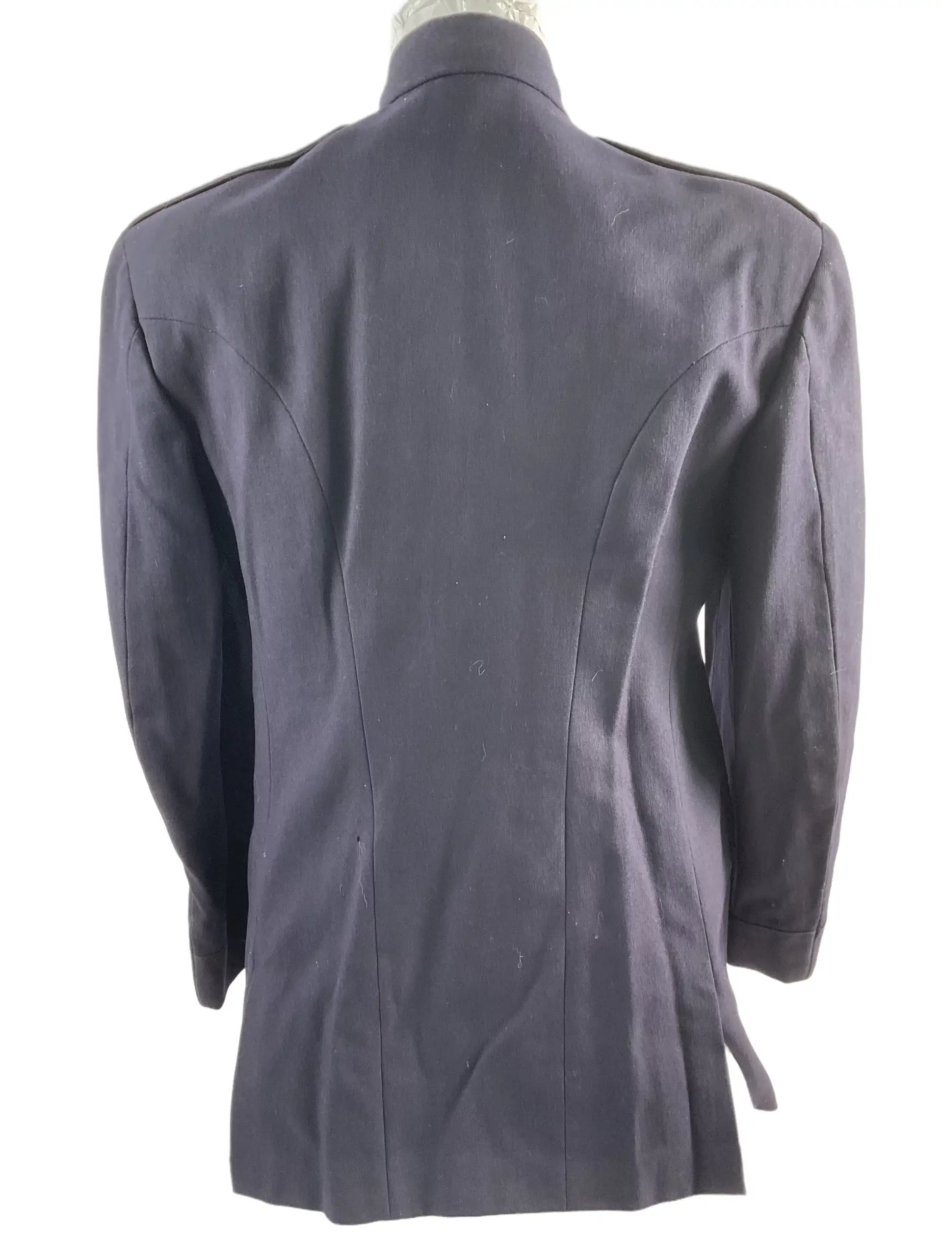 Canadian Army Blue Patrol Jacket Named Size 36 Dated 1957 Canadian Army Blue Patrol Jacket Named Size 36 Dated 1957