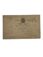 WW1 British BEF Field Service Postcard Dated 1917