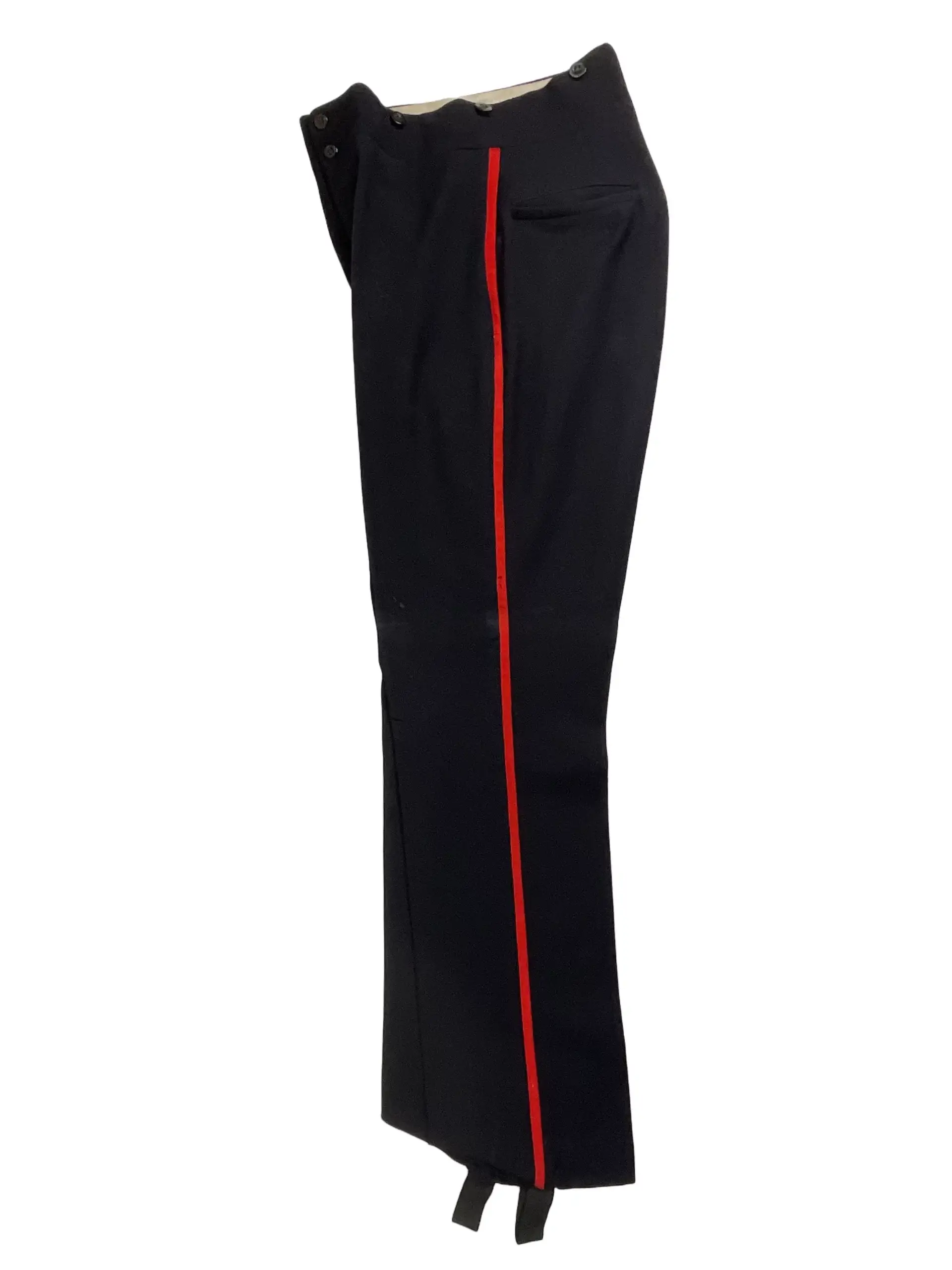 British Canadian Infantry Pants Trousers Red Stripe 28 X 31 British Canadian Infantry Pants Trousers Red Stripe 28 X 31