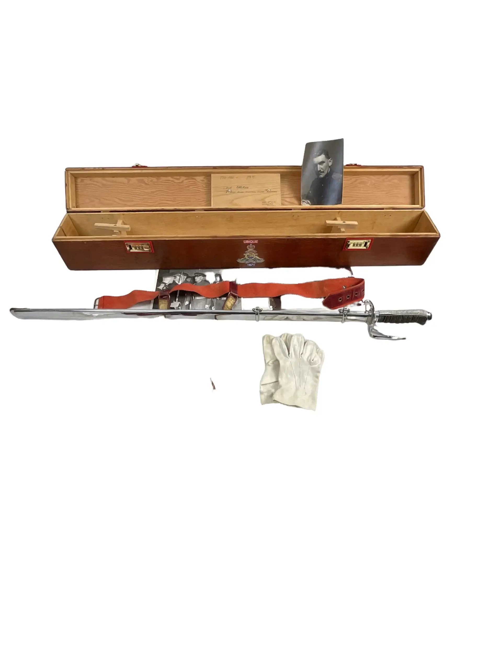 Royal Canadian Horse Artillery Officers Sword With Accoutrements Named Royal Canadian Horse Artillery Officers Sword With Accoutrements Named