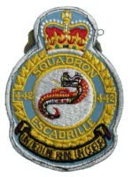 Canadian Forces RCAF 442 Squadron Heraldic Colour Crest Patch Vintage Canadian Forces RCAF 442 Squadron Heraldic Colour Crest Patch Vintage