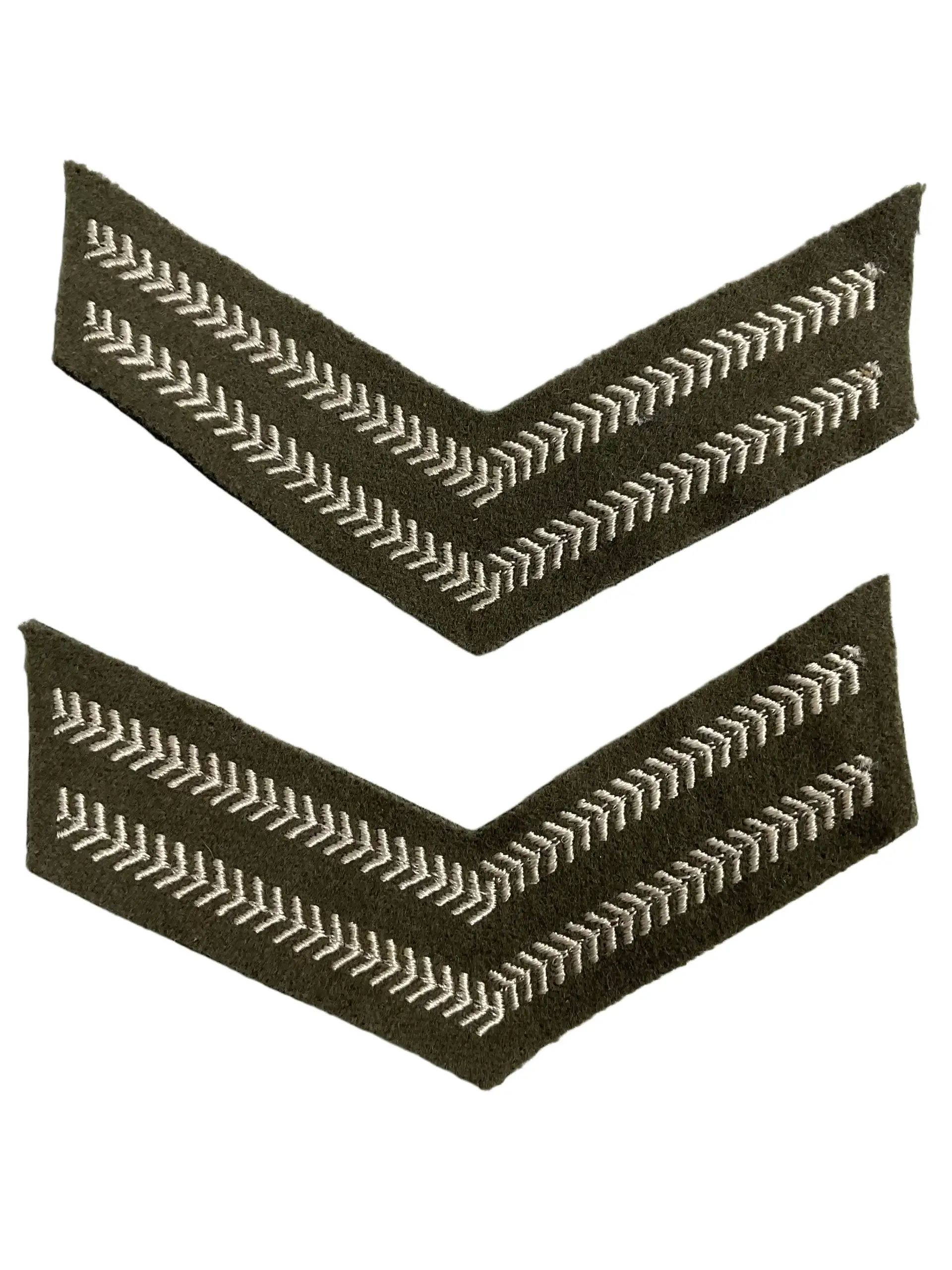 British Army Corporal Rank Insignia Pair British Army Corporal Rank Insignia Pair