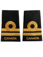 Canadian Forces RCN Navy Lieutenant Rank Insignia Pair Canadian Forces RCN Navy Lieutenant Rank Insignia Pair