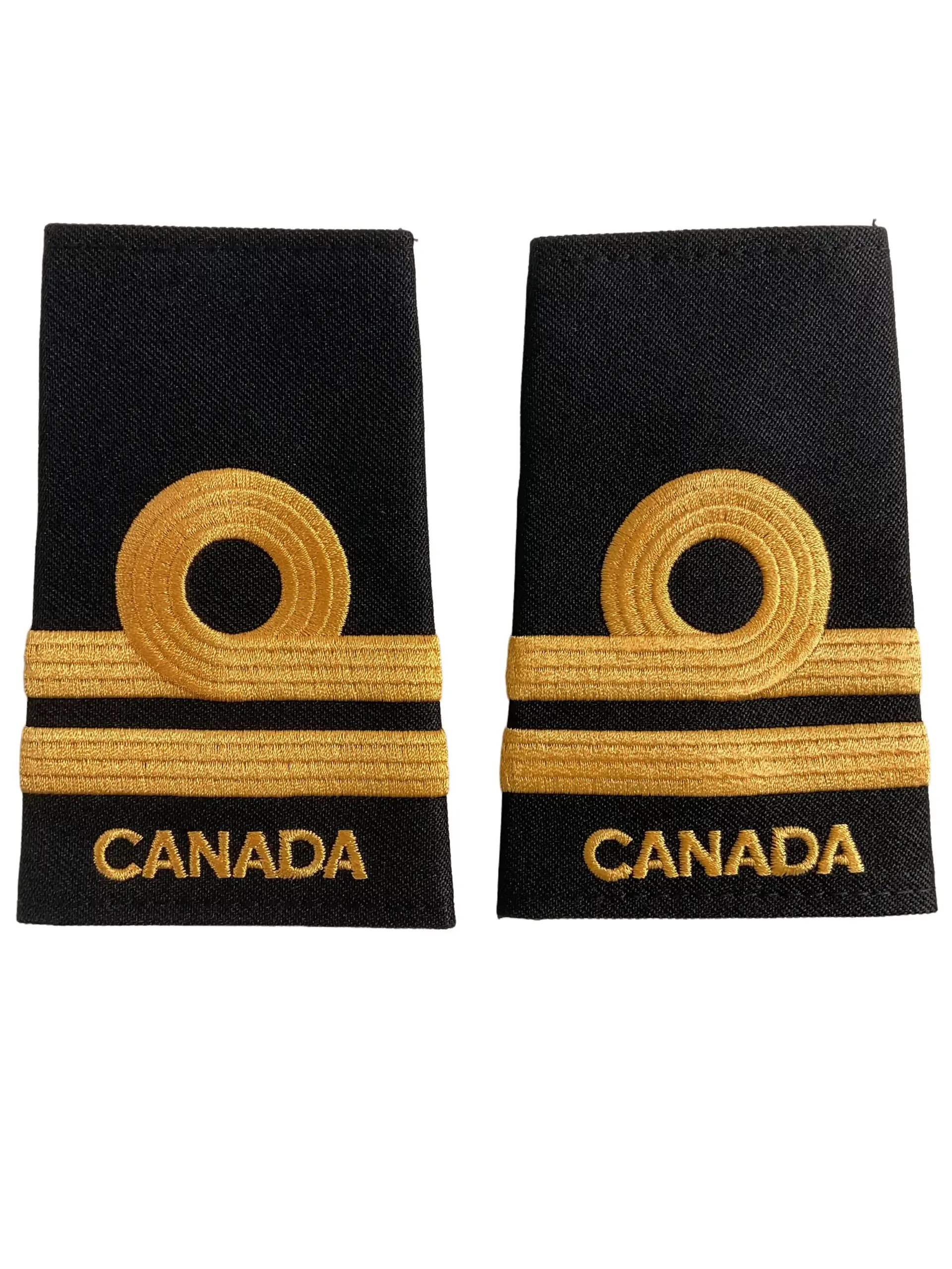 Canadian Forces RCN Navy Lieutenant Rank Insignia Pair Canadian Forces RCN Navy Lieutenant Rank Insignia Pair