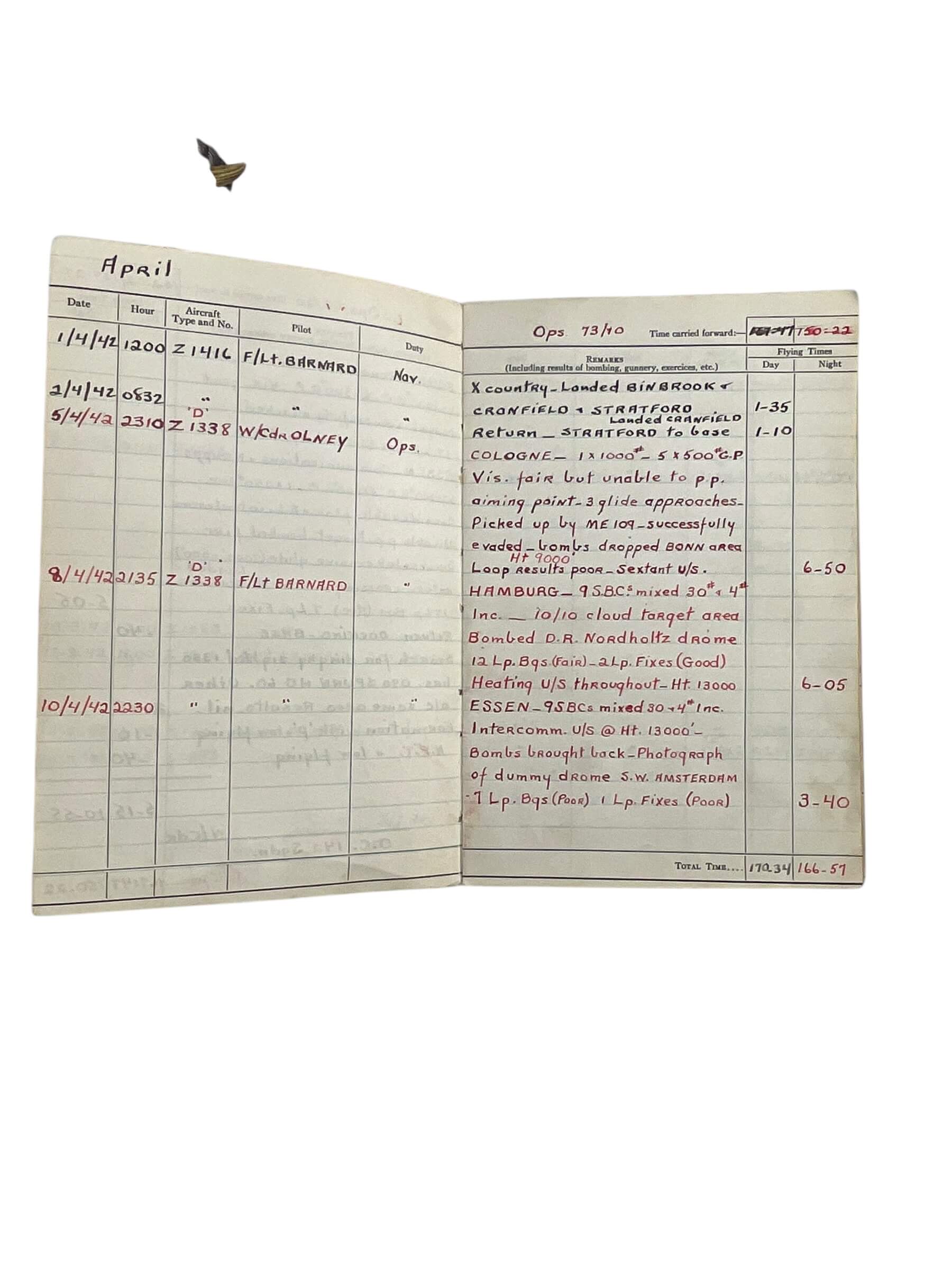 WW2 Canadian RCAF DSO DFC Log Book Pathfinder Medal Group With Research WW2 Canadian RCAF DSO DFC Log Book Pathfinder Medal Group With Research