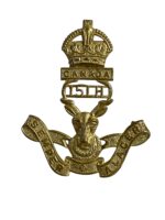 Canadian Army 15th Light Horse Cap Badge